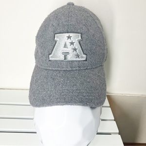 New Era Black Label Cashmere NFL AFC Champions  Hat Gray one size fits all EUC